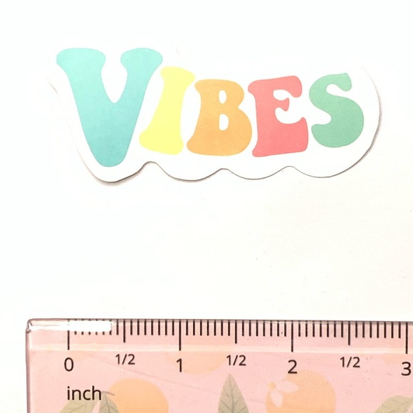 Vibes Vinyl Sticker - Picture 2 of 2